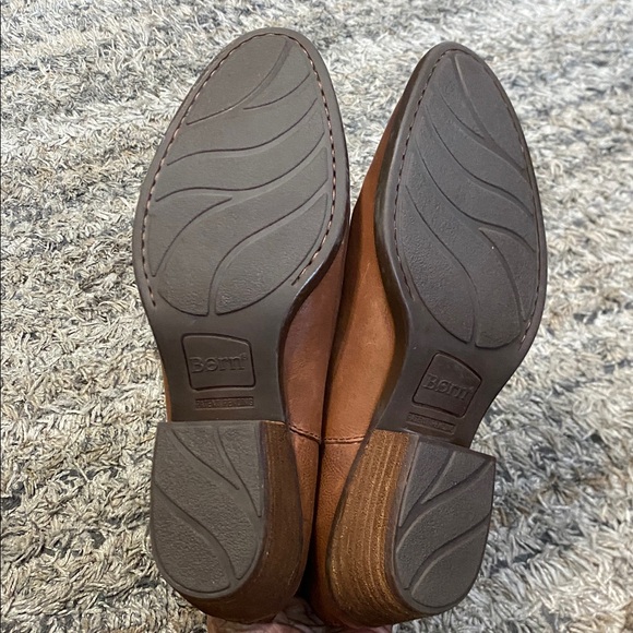 Nwob Born brown Leather western inspired comfort Boots sz 9 - Picture 8 of 12